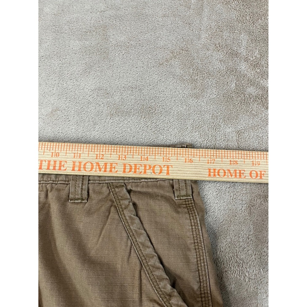 Carhartt Cargo Shorts Men's 32 Khaki Cotton Stretch  Relaxed Fit Work-wear EUC - Picture 6 of 8